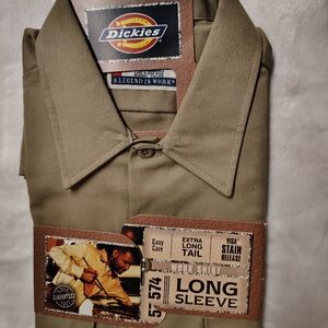 NWT - Dickies Vintage Men’s Long Sleeve Workshirt XLT